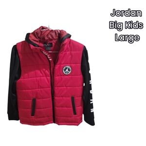 Jordan Kids Jacket in Red and Black